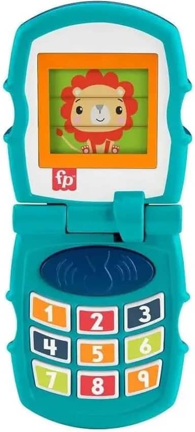 Fisher-Price, Brinquedo Celular dos Animais com Toques e Sons para Bebês, Mattel