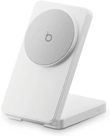 Basike Carregador Sem Fio, Carregador por Indução 15W Compatível para iPhone 16/15/14/13/12 Series e AirPods | Carregamento Rápido com Magnétic | Compatível com Qi (Branco)