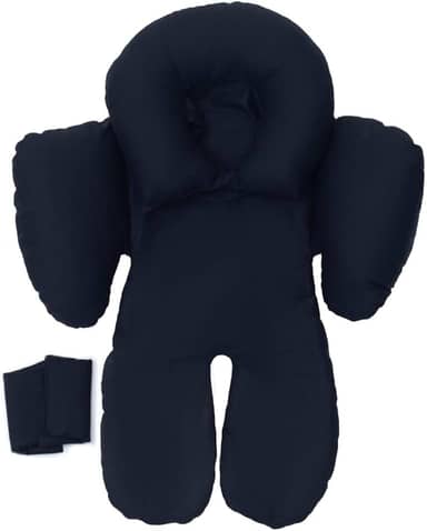 Almofada Redutor de Bebê Conforto em Cores Lisas (Preto)