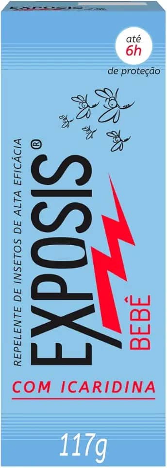 Exposis Bebe, Repelente Baby com Icaridina, Gel 117g