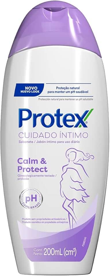 Sabonete Íntimo Líquido Protex Cuidado Íntimo Calm&Protect 200ml