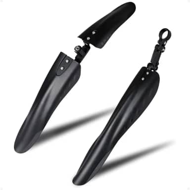 Par de Paralamas Guarda-lamas de Bicicleta, Ciclismo MTB, Mountain Bike, Para-lamas Dianteiros e Traseiros, À Prova de Poeira, Proteção Contra Respingos, Água e Lama, Acessório de Ciclismo Durável.