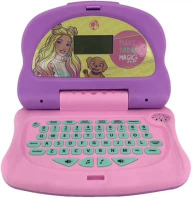 Candide, Laptop Infantil, Barbie Charm Tech, Brinquedo Educativo - Bilíngue