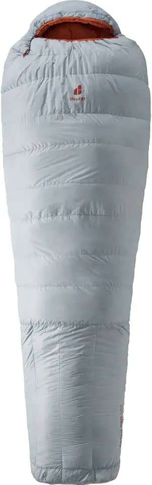 Deuter, Saco de Dormir, Pluma de Ganso 650 Cuin, -4°C, 219 x 73 x 52 cm, Astro PRO 400