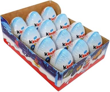 Kinder Ovo Surpresa Ferrero Meninos Caixa Display Azul