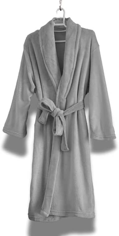 Roupão de Banho Inverno Unissex em Microfibra Super Macia – Conforto Diário com Manga Longa – Tamanhos M e G