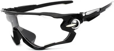Pendulari Óculos Esportivo Bike Ciclismo Lentes Noturnas Transparente Preto
