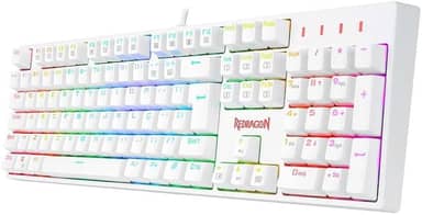 Teclado Redragon SURARA Pro RGB Branco (Switch Óptico Azul) K582W-RGB-PRO (PT-BLUE)