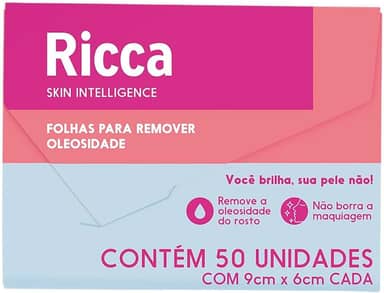 Ricca Lenço Removedor de Oleosidade