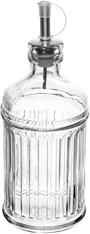 LYOR - Galheteiro de Vidro com Dosador em Metal Vegas 500ml