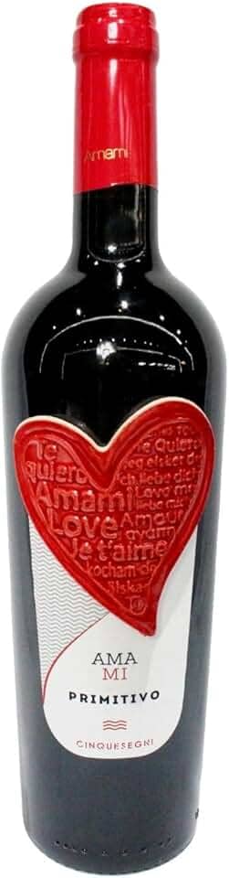 Vinho Tinto Italiano Cinquesegni Amami Primitivo di Púglia 750 ml