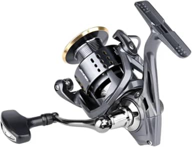 Molinete para Pesca Marinha Sem Folga - Ultra Leve com Estrutura Metálica, 20kg Arrasto Suave Carretilha para Pesca, Anti-Corrosão - Molinete Rotativo Resistente para Água Salgada