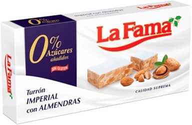 Torrone Espanhol La Fama Imperial Sem Açúcar 150g