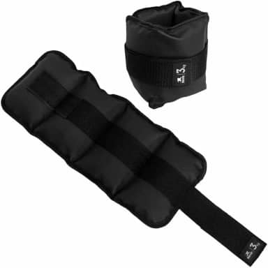 Caneleira de Peso 3kg Muvin – Tornozeleira – Ajustável – Academia – Treino – Exercício – Fitness – Musculação – Fortalecimento e Tonificação dos Membros Inferiores – Resistente - Par
