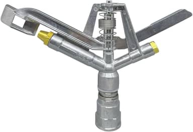 Aspersor Canhão Giratório de Metal para Irrigação de Jardim Cinturão Verde Horta