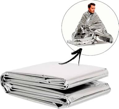 Cobertor Manta Térmica Aluminizado Isolante Emergência Resgate