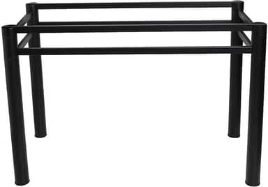 Pé Base De Mesa Jantar Para Tampos Pedra Granito Vidro 1,20 Cor:Preto