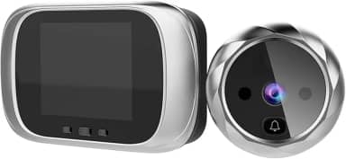yeacher Visualizador de porta digital câmera olho mágico campainha tela LCD de 2,8 polegadas com visão noturna sessão de fotos monitoramento digital de porta para segurança doméstica