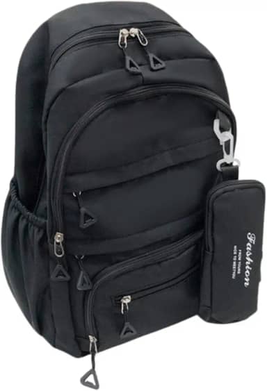 Mochila Versátil Unissex Escolar Trabalho e Dia a Dia - Design Moderno Mochila Escolar Feminina Masculina Tactel Notebook Juvenil Acompanha Estojo