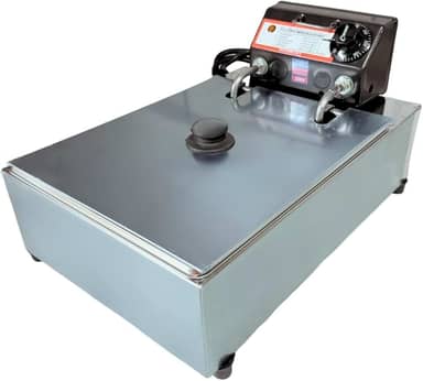 Fritadeira Elétrica Industrial Cuba 5L Econômica com Tampa (220, Volts)