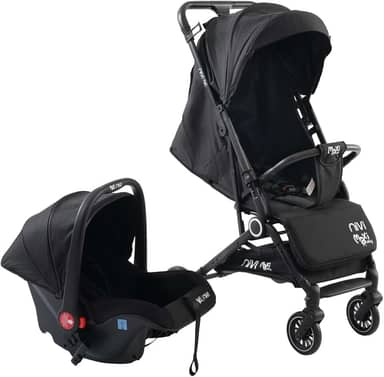 Carrinho de Passeio C/Bebê Conforto TS NIVI Maxi Baby (Preto)