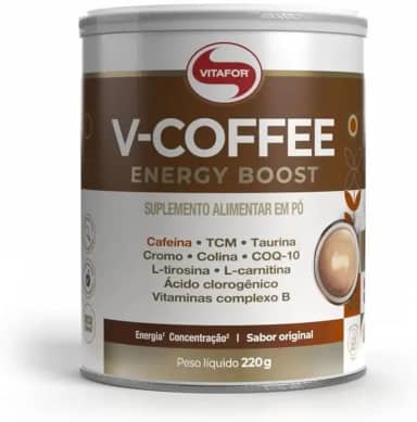 V-Coffee Energy Boost - 220g Sabor Original - Vitafor