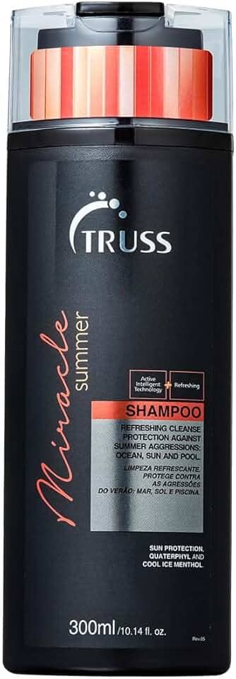 Truss Shampoo Miracle Summer | Proteção UV e Térmica | Cabelos Coloridos | 300ml