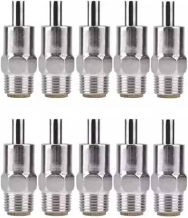 Bebedouro Automático para Hamster Porco da Índia Coelho, Aço Inoxidável, Anti-Vazamento, Kit com 10 Unidades