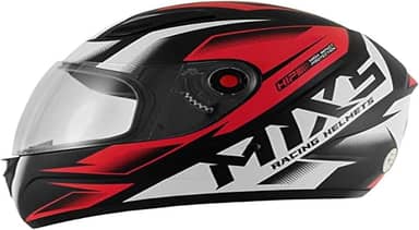 CAPACETE FECHADO MIXS MX2 STORM BRILHANTE VERMELHO TAM. 62