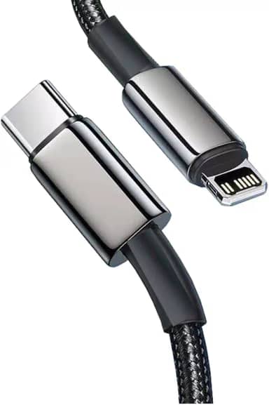 Cabo USB-C Type C, Carregamento Rápido de 20w, Compatível com IPhone 14/13/12/11/xse/8p/7/6, Resistente, Nylon Trançado,2M