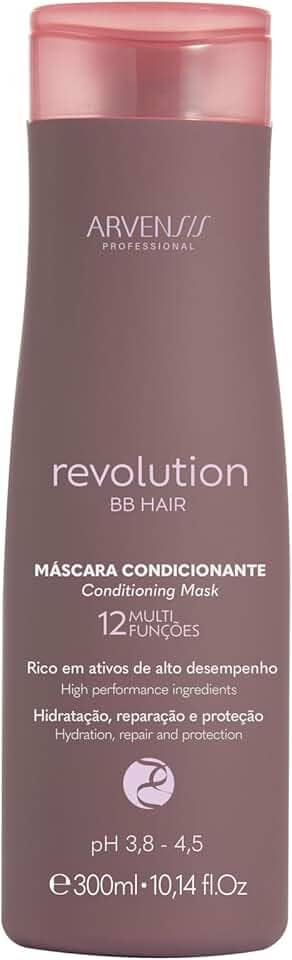 Arvensis – Condicionador BB Hair Revolution 300ml | Hidratação, Reparação, Brilho, 10 Benefícios, Fórmula Vegana