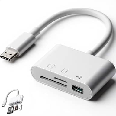 Adaptador De Memória Leitor De Cartão Micro SD SD TF USB Tipo C OTG USB 3.0 Para Celular Tablet Notebook Computador Expansão De Armazenamento Transferência Rápida De Dados Multidispositivo