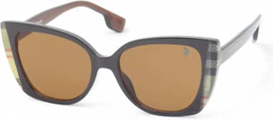 Óculos de Sol Unissex Quadrado Polo London Club com Proteção UVA/UVB - Kit contém estojo e flanela