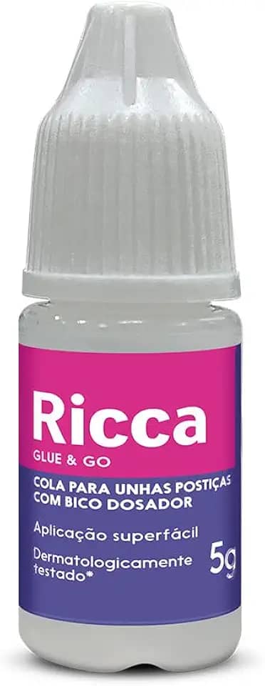 Ricca Cola Para Unhas Postiças 5g