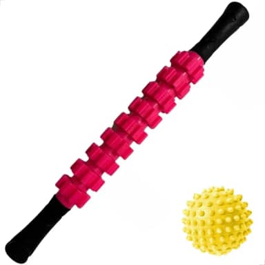 Bastão de Massagem Liberação Miofascial Massageador Rolo Fisioterapia Relaxante Alivio Dor Muscular Terapia Spa Ajuda Circulação Pernas Braços Costas-Luiggi Presentes®