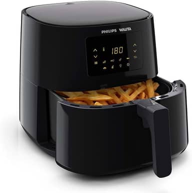 Philips Walita Preta Fritadeira Airfryer Essential XL Digital, 6.2L de capacidade, Garantia internacional de dois anos, 110V, 2000W (RI9270/90)