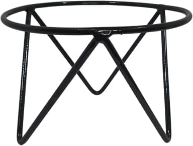 Alpe & Aritana Suporte para Vaso de Planta, Ferro, Preto, 20cm