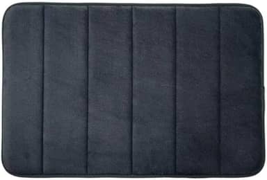 Tapete Antiderrapante Soft – Macio, Absorvente, Lavável e de Secagem Rápida para Conforto e Segurança (Cinza)