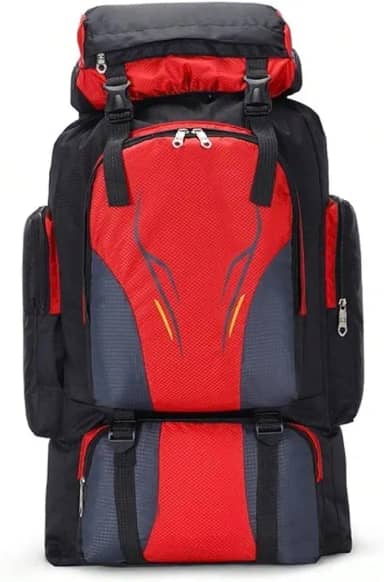 Mochila 70L Resistente para Outdoor – Ideal para Camping, Montanhismo, Viagem e Trilhas