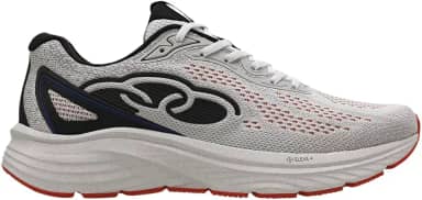 Tênis Olympikus Challenger 5 Unissex (Cinza e Vermelho, BR, Adulto, Numérico, 44)