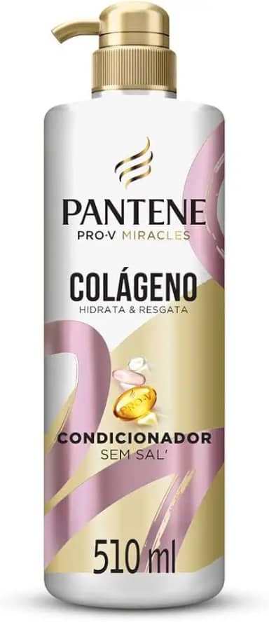Condicionador Pantene Colágeno Hidrata e Resgata 510ml, Rosa