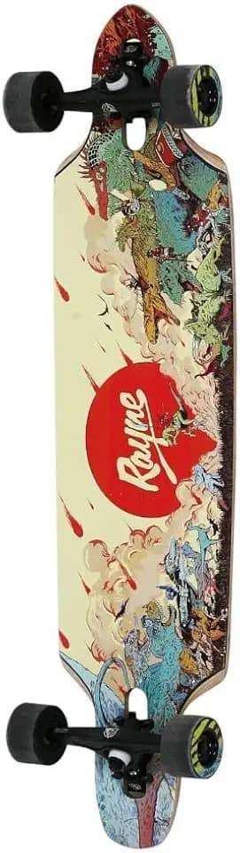Rayne Longboard Longboard 2022 Flight 96,52 cm Drop Through Cruising & Carving completo