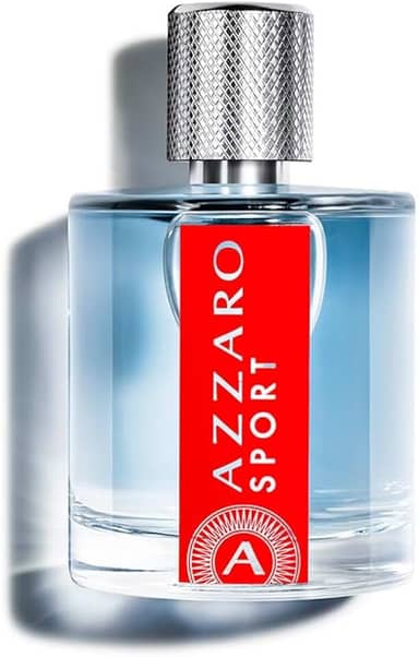 Azzaro Sport, Perfume Masculino Eau de Toilette, Fragrância Cítrica Aromática Fresca com Notas de Bergamota e Gengibre, Média Fixação e Projeção, 100ml