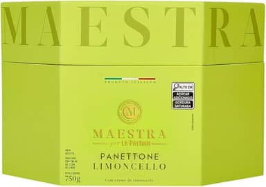 Panettone Creme de Pistache com Gotas de Chocolate La Pastina 750g