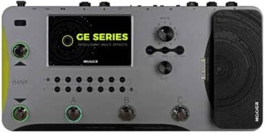 Mooer Pedaleira Muiltiefeitos GE1000 para Guitarra, USB, Saída XLR Balanceada MIDI In/Out, Tela LCD Touch 5", Impulse Response, Interface de Áudio