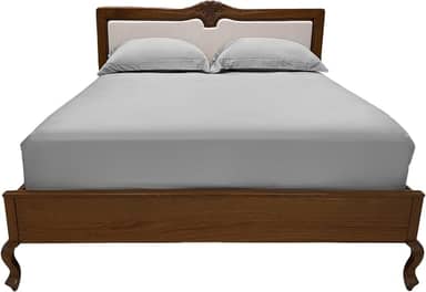 Jogo de Cama Queen Percal 400 Fios 100% Algodão Egípcios 03 Peças Ruth Sanches Toque Premium Extra Macio – Prata