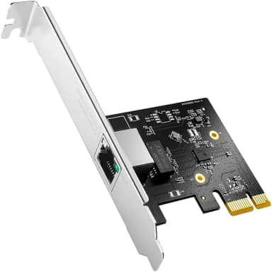 Placa De Rede PE25 2.5gbps Pci Express, Adaptador Pcie Gigabit 2.5gbase-t Nic Rtl8125, Wake On Lan, Com Espelho Low Profile, Para Windows 11/10/server E Linux