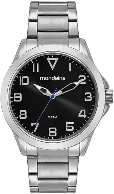 Relogio Mondaine Masculino Ref: 32605g0mvne2 Casual Prateado