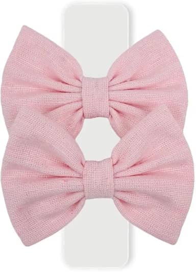 Laço Luxo Linho Rosa, P 2un