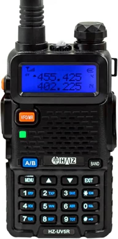 Rádio Comunicador Walkie Talkie Ht Dual Band Fone Haiz UV-5R